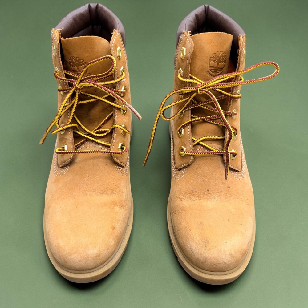 Timberland 6 Inch Premium Waterproof Boots Wheat TB1A161G Mens 6 Womens 7.5